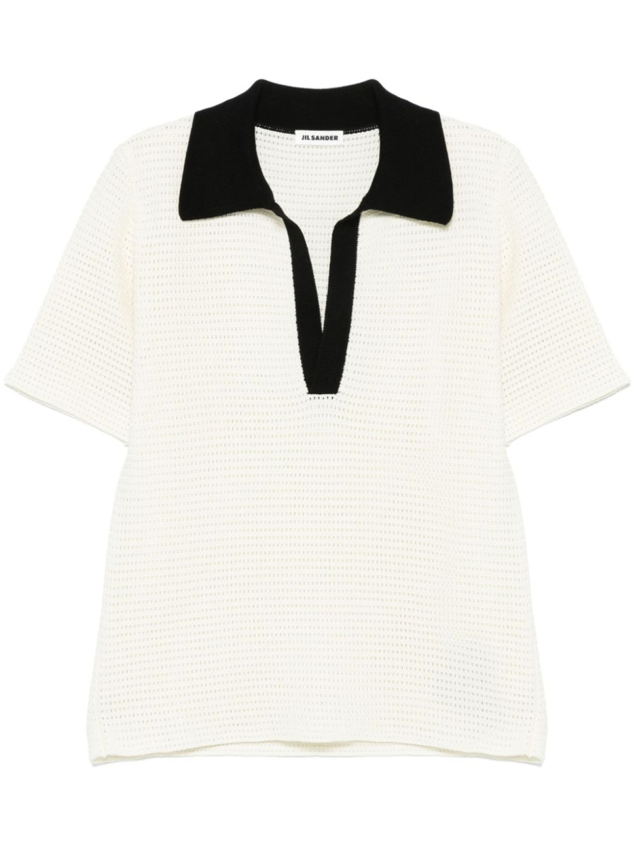 

Jil Sander трикотажная рубашка поло, белый