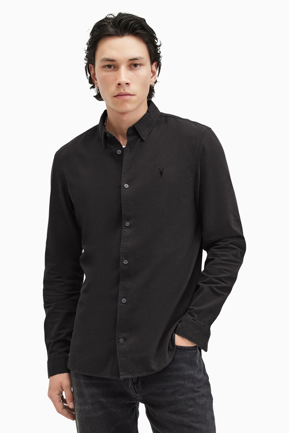

Футболка с длинными рукавами Allsaints Lovell All Saints, черный