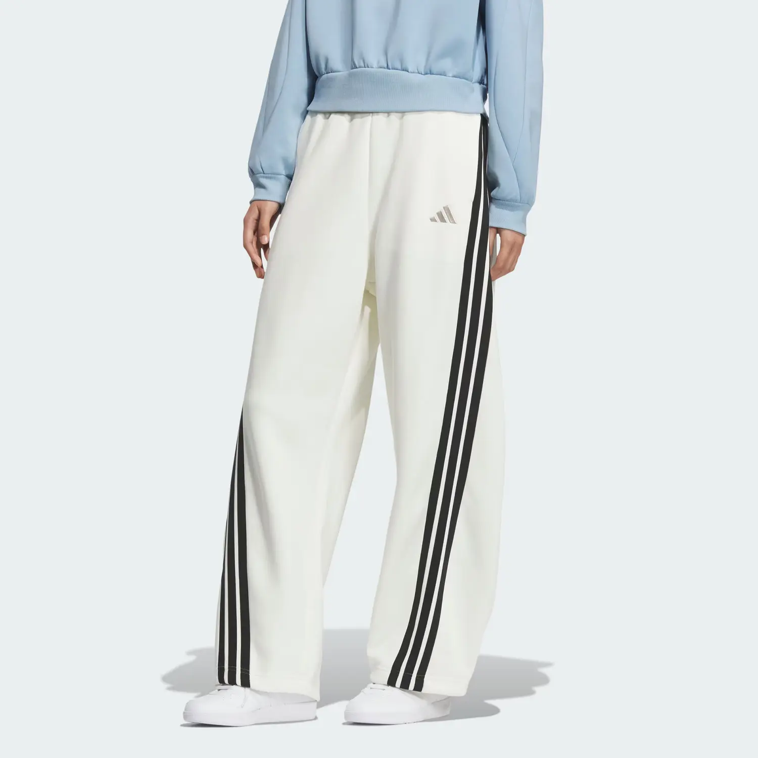 Повседневные брюки Story Double Knit Banana Pant Adidas, белый — фото 4