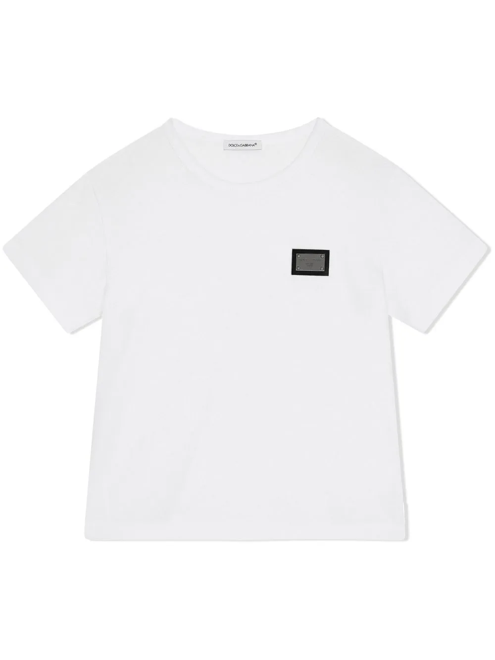 

Футболка с логотипом Dolce & Gabbana Kids, белый
