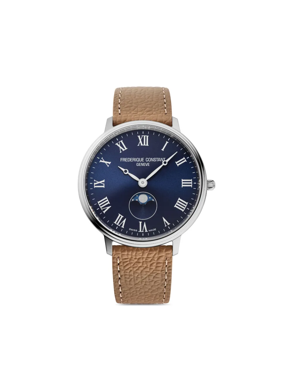 

Наручные часы Classics Moonphase 39 мм Frederique Constant, синий