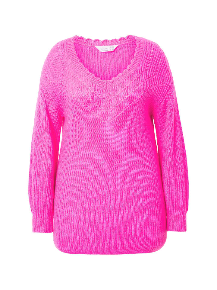 

Пуловер MIAMODA Pullover, цвет neon berry