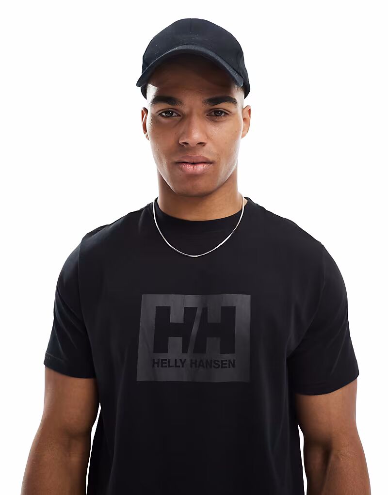 

Футболка Helly Hansen Hh box 2.0 черного цвета