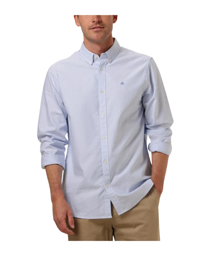 

Оксфордская рубашка в полоску Scotch & Soda, синий