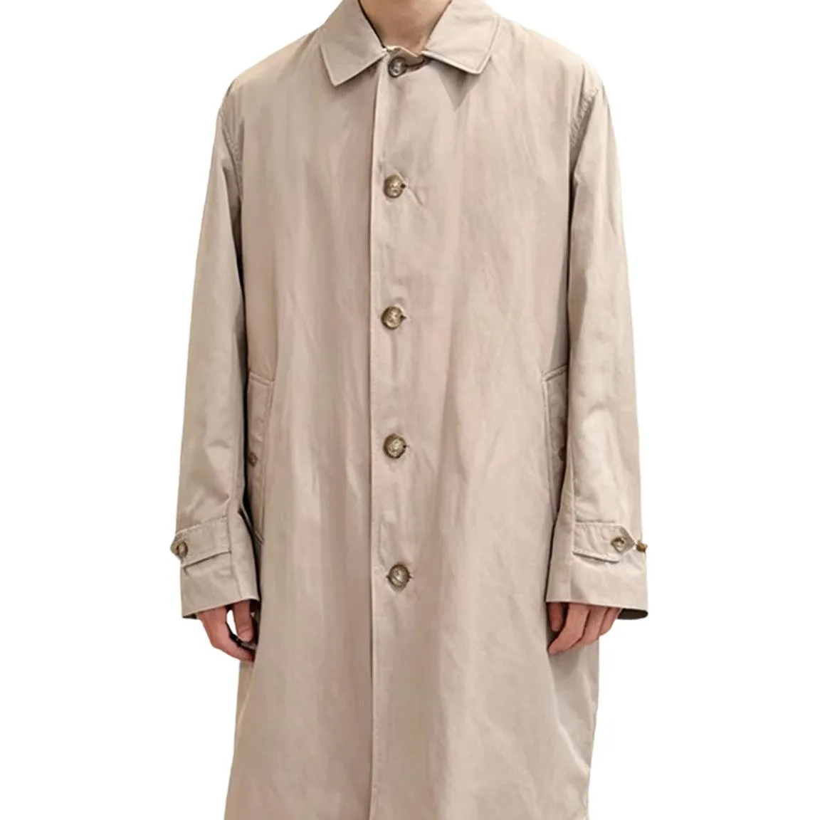 Тренч Burberry мужской, весна-осень, цвета хаки — фото 4