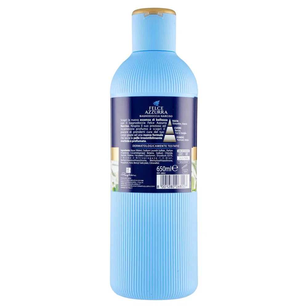 Гель для душа Paglieri Felce Azzurra Bagnodoccia Narciso, 650 мл, упаковка из 12 шт. Felce Azzurra — фото 3