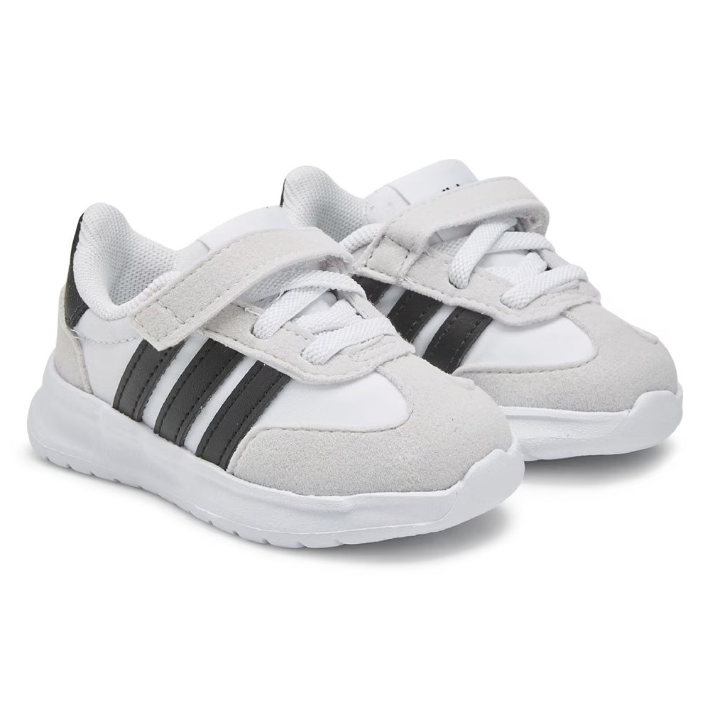 

Детские кроссовки в ретро-стиле 70-х Adidas Run 70s для малышей, white/black