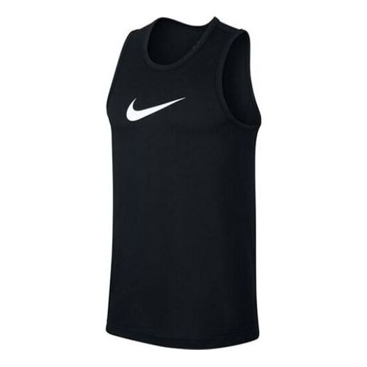 

Спортивная футболка dri-fit series large sports sleeveless vest black Nike, черный