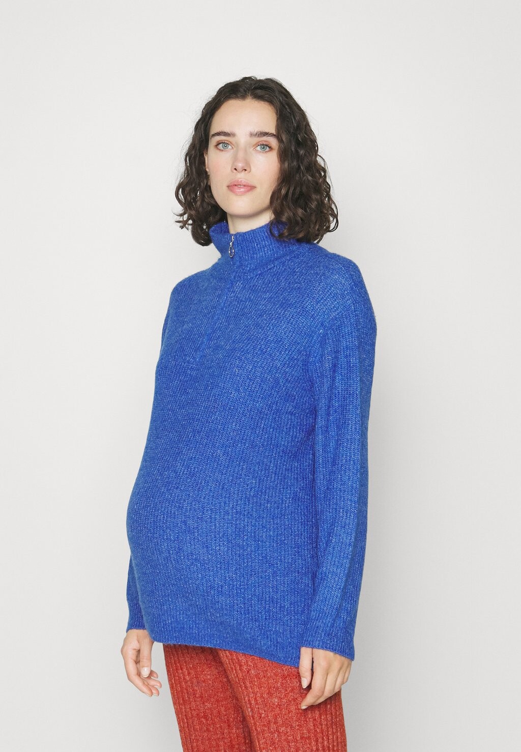 

Свитшот Vero Moda Maternity VMMPLAZA ZIPPER, синий