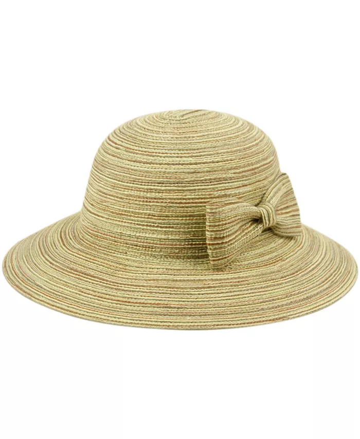 

Шляпа-ведро Angela & William из полиплетеной соломки с лентой Epoch Hats Company, зеленый