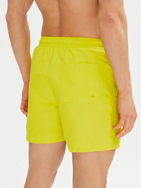 Плавки-Шорты обычного кроя KM0KM01092 Calvin Klein Swimwear, желтый — фото 3
