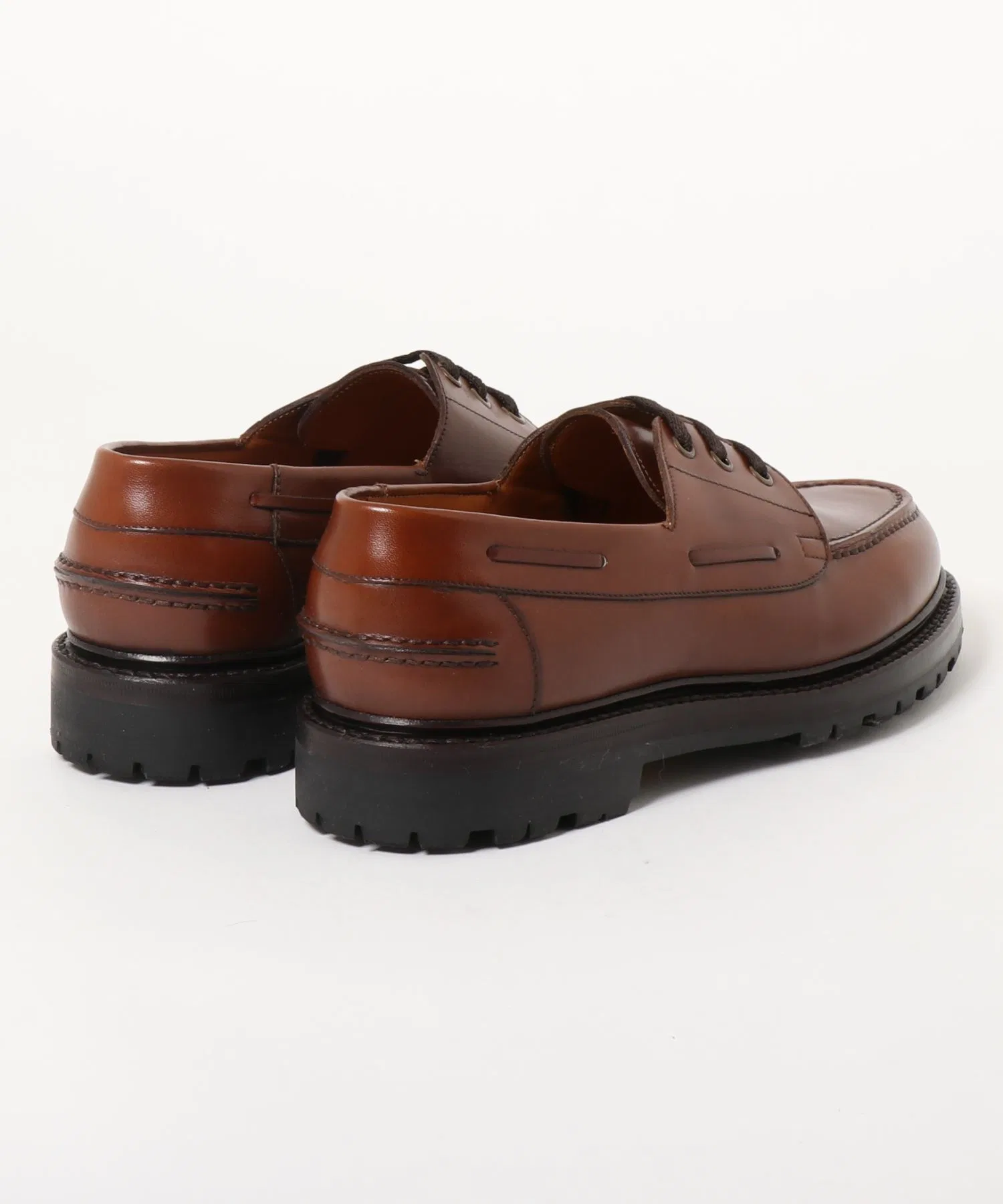 Унисекс обувь из натуральной кожи Jalan Sriwijaya BOAT SHOES коричневые — фото 2