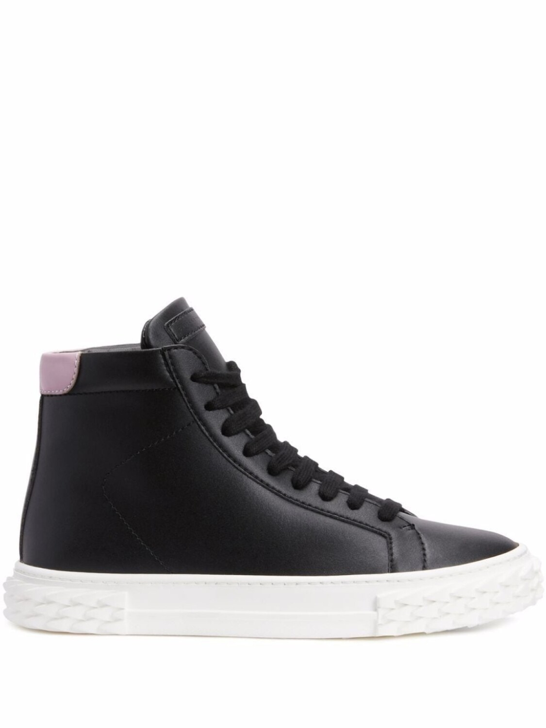 Giuseppe Zanotti высокие кеды на шнуровке, черный