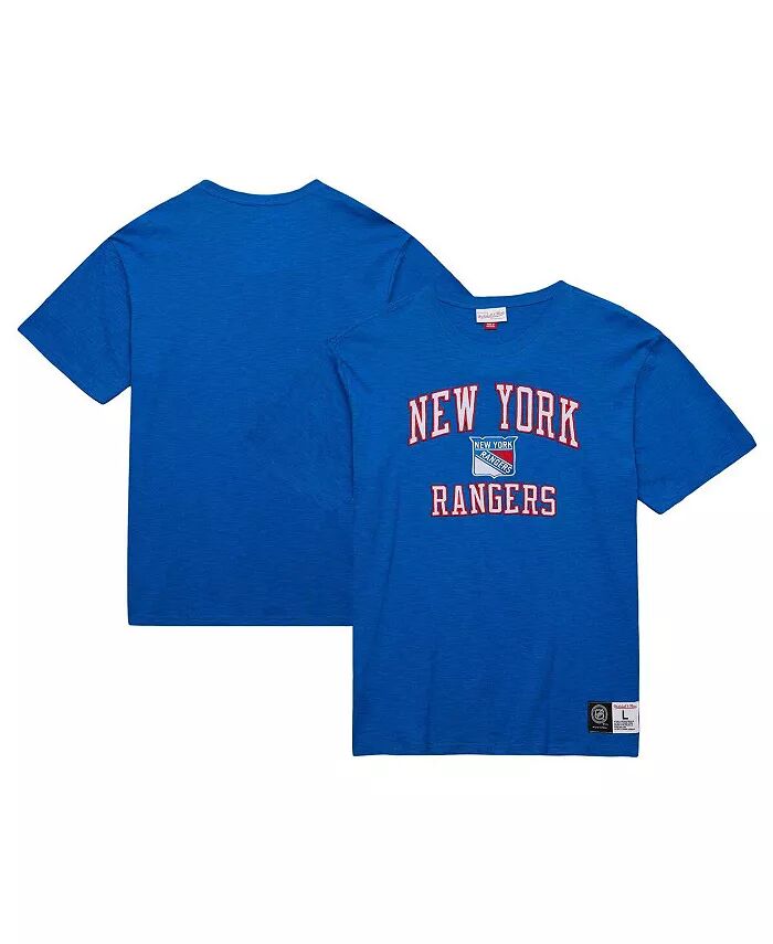 

Мужская синяя футболка New York Rangers Legendary Slub Mitchell & Ness