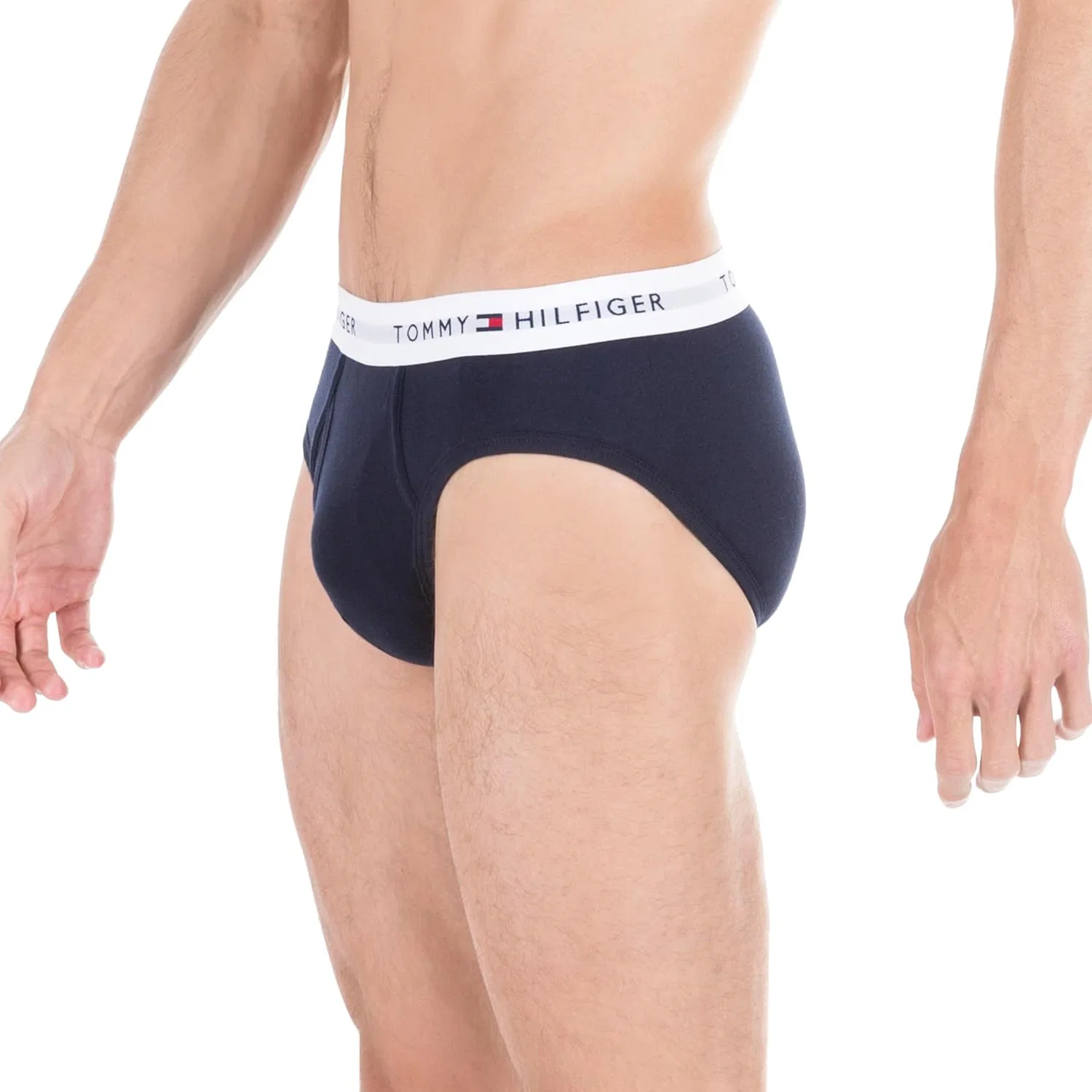 Комплект трусов Tommy Hilfiger Cotton Classic, 4 предмета, темно-синий, серый — фото 2
