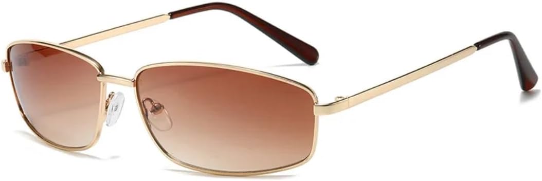 

Винтажные панк-солнцезащитные очки для женщин с градиентными линзами, для использования на открытом воздухе, роскошная металлическая оправа, защита от УФ-излучения UV400 VFDHN, Black Gradient Gray