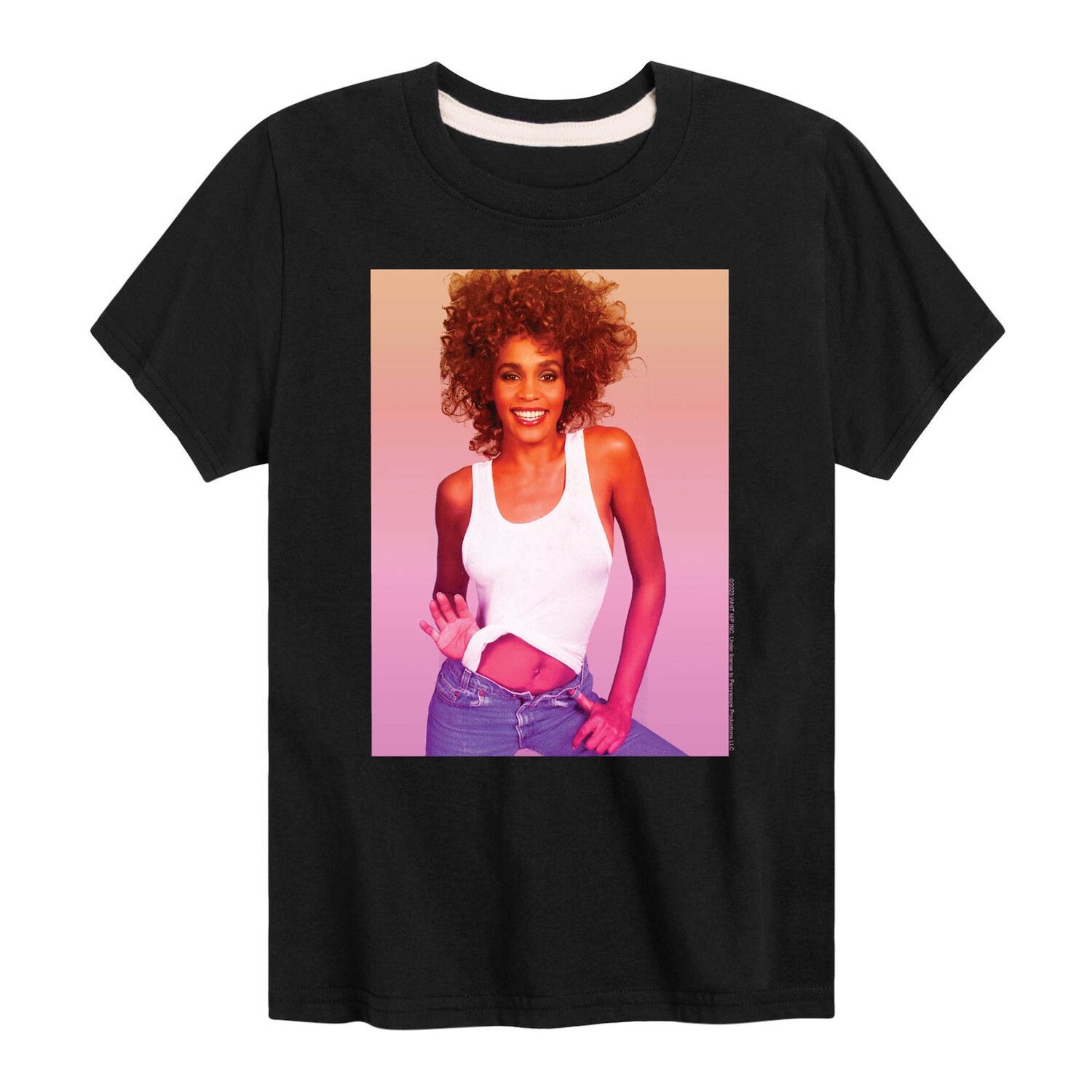 

Футболка Whitney Houston для мальчиков 8–20 лет Licensed Character, черный