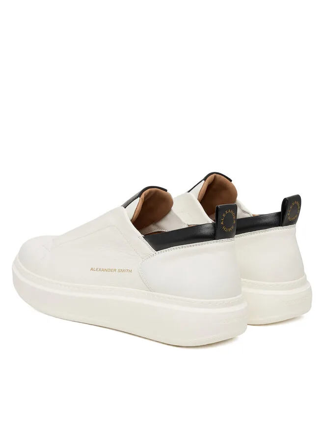Alexander Smith Кроссовки Wembley Man Slip-On ASBDWLM 2384 белые — фото 3