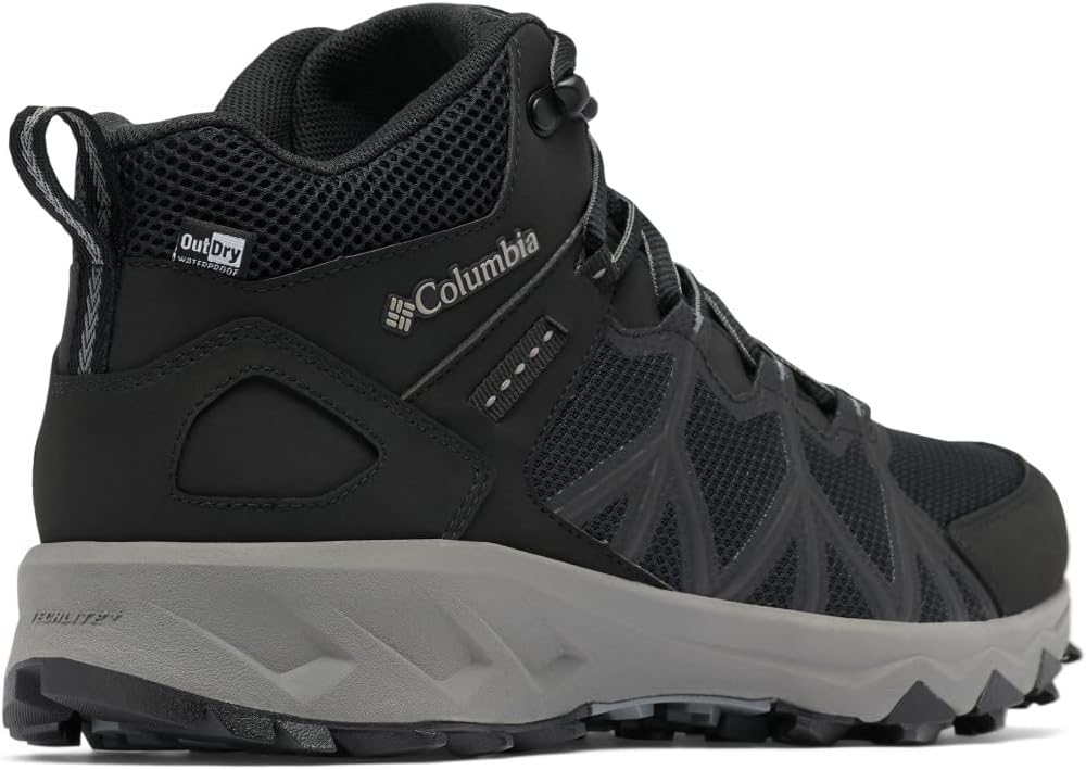 Мужские походные ботинки Columbia Peakfreak II Mid Outdry, Black/Titanium Ii — фото 2