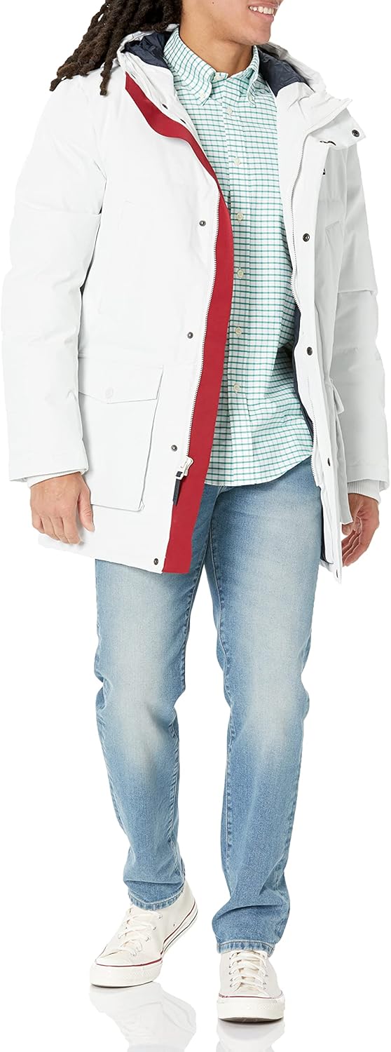 

Мужская парка Tommy Hilfiger Arctic Cloth Heavyweight Performance Parka Down Alternative Upperwear, White Tech