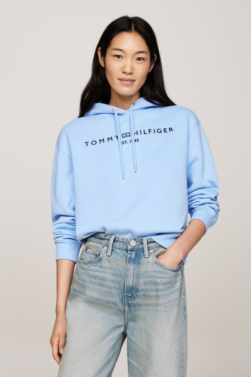 

Современная толстовка с капюшоном Regular fit Tommy Hilfiger, синий