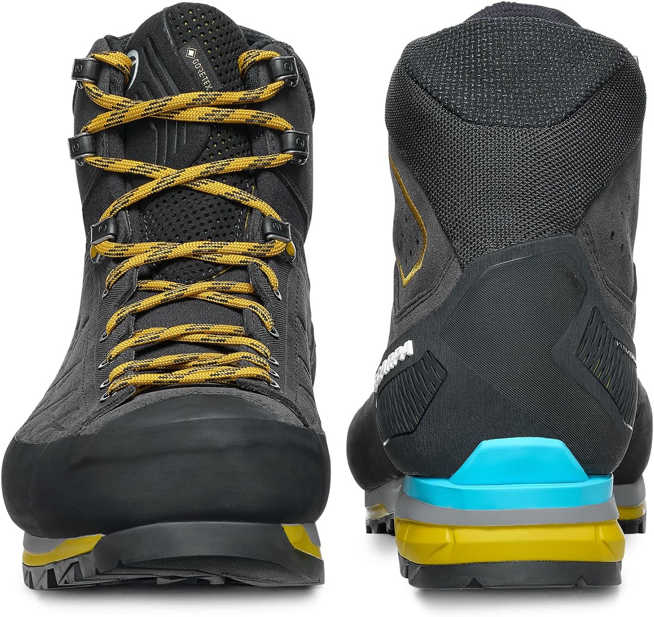 Мужские водонепроницаемые ботинки SCARPA Zodiac Tech GTX с технологией Gore-Tex для походов, треккинга и альпинизма, 7-7.5 Anthracite/Sulphur — фото 3