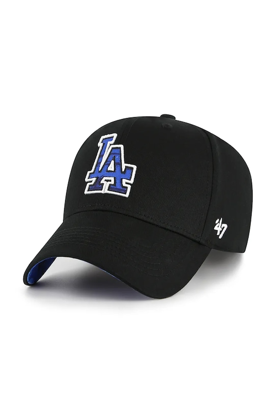 

Бейсболка с козырьком хлопковая MLB LA Dodgers 47 Brand, черный