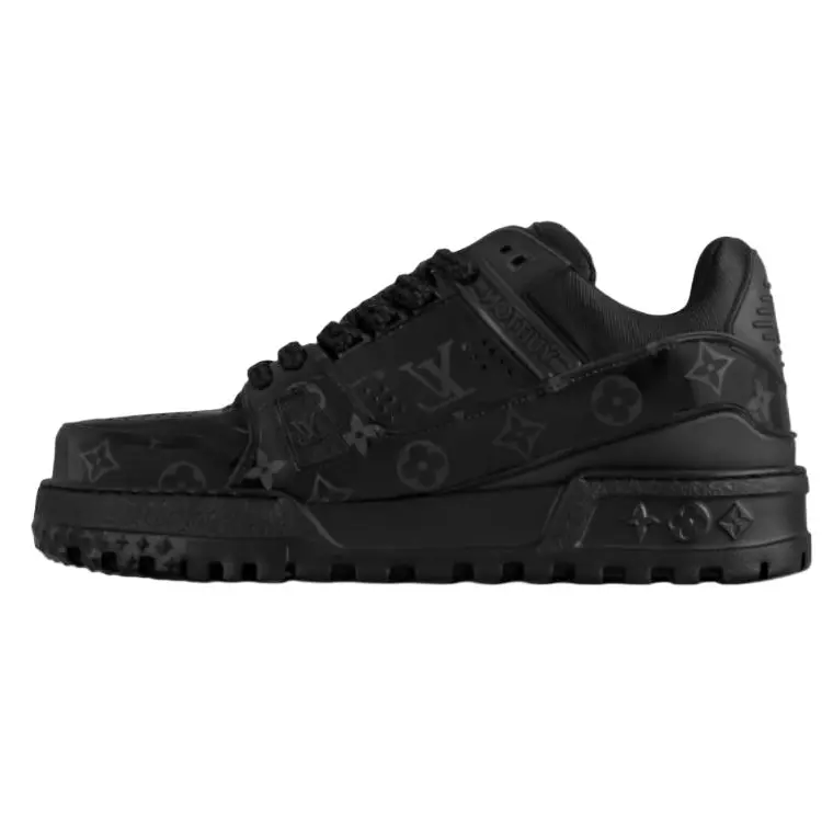 

LOUIS VUITTON Кроссовки для скейтбординга Trainer Maxi Low Top, мужские, черные