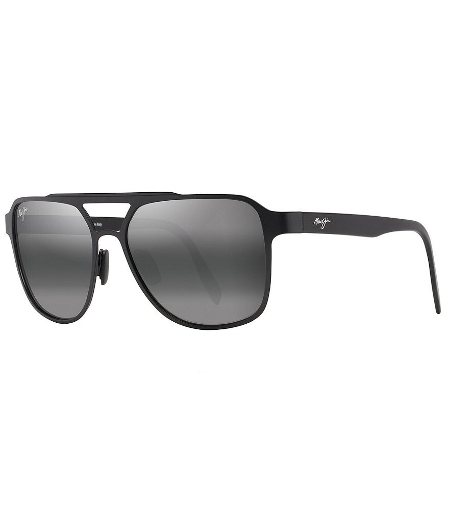 

Мужские солнцезащитные очки-авиаторы Maui Jim 2nd Reef PolarizedPlus2 59 мм, черный
