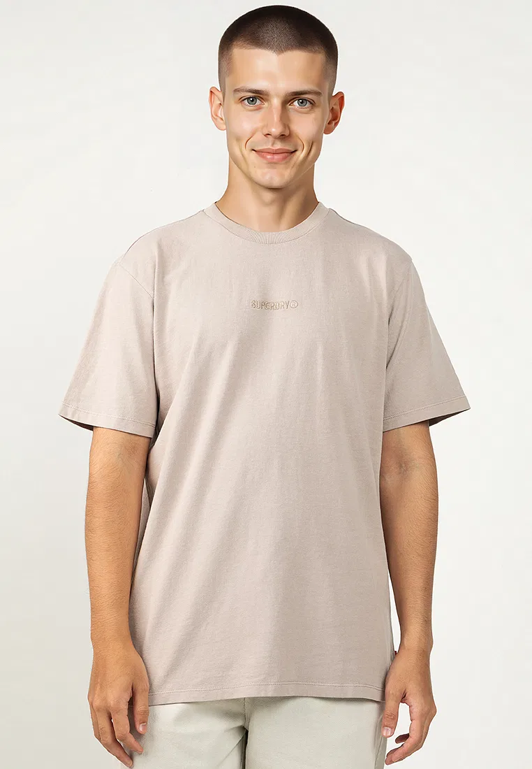 Футболка с логотипом, короткий рукав, Micro, белый Superdry