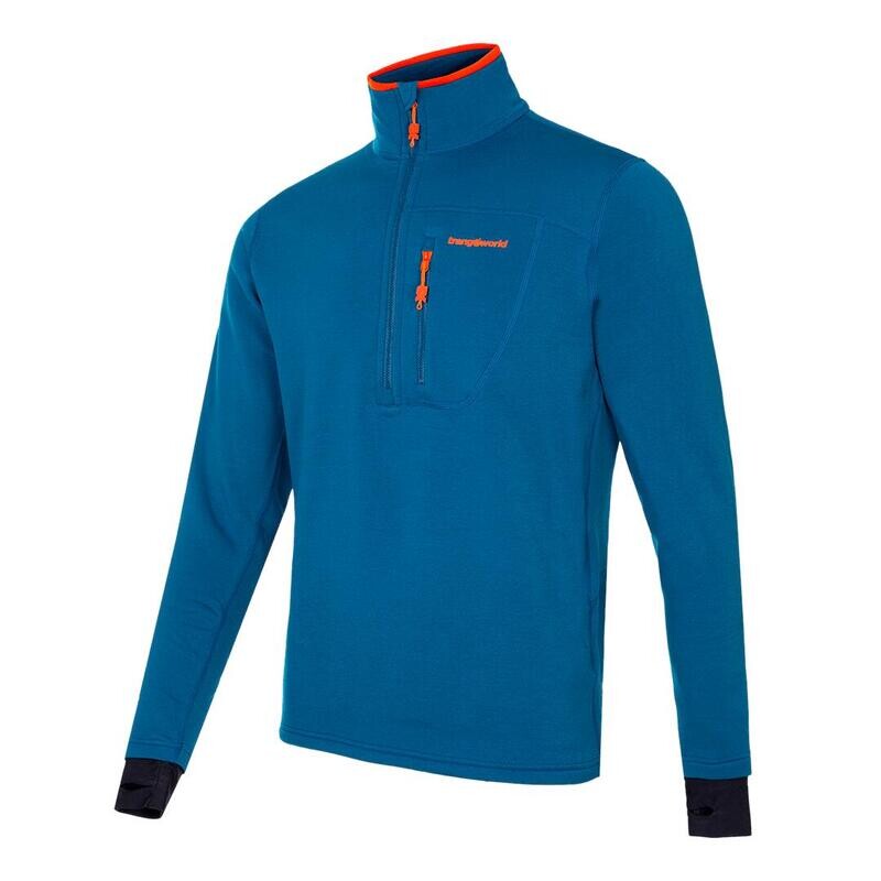 

Мужской свитер Trangoworld, цвет azul mediterráneo/papaya orange/urban green