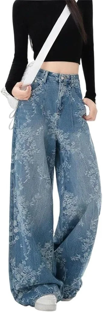 

Женские джинсы Vintage Straight Leg с вышивкой