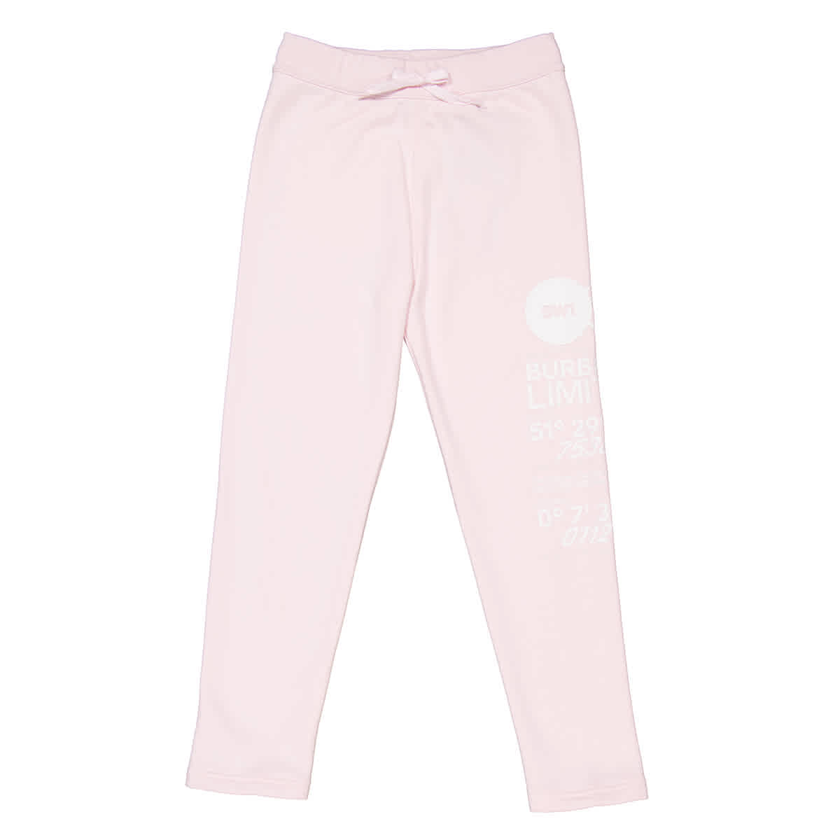 

Брюки спортивные Burberry Girls Angie Alabaster Pink Montage Print, размер 10Y