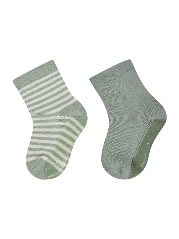 

Sterntaler Набор из двух полосатых плиток Flitzer AIR светло-зеленого цвета