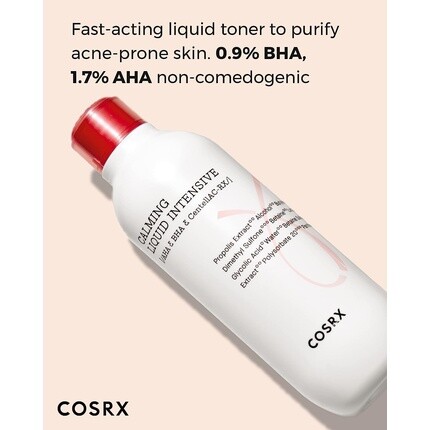 Тоник Cosrx — AC Collection Acne Calming Liquid Intensive ,22 жидких унций AHA BHA для склонной к акне, 125 мл — фото 2