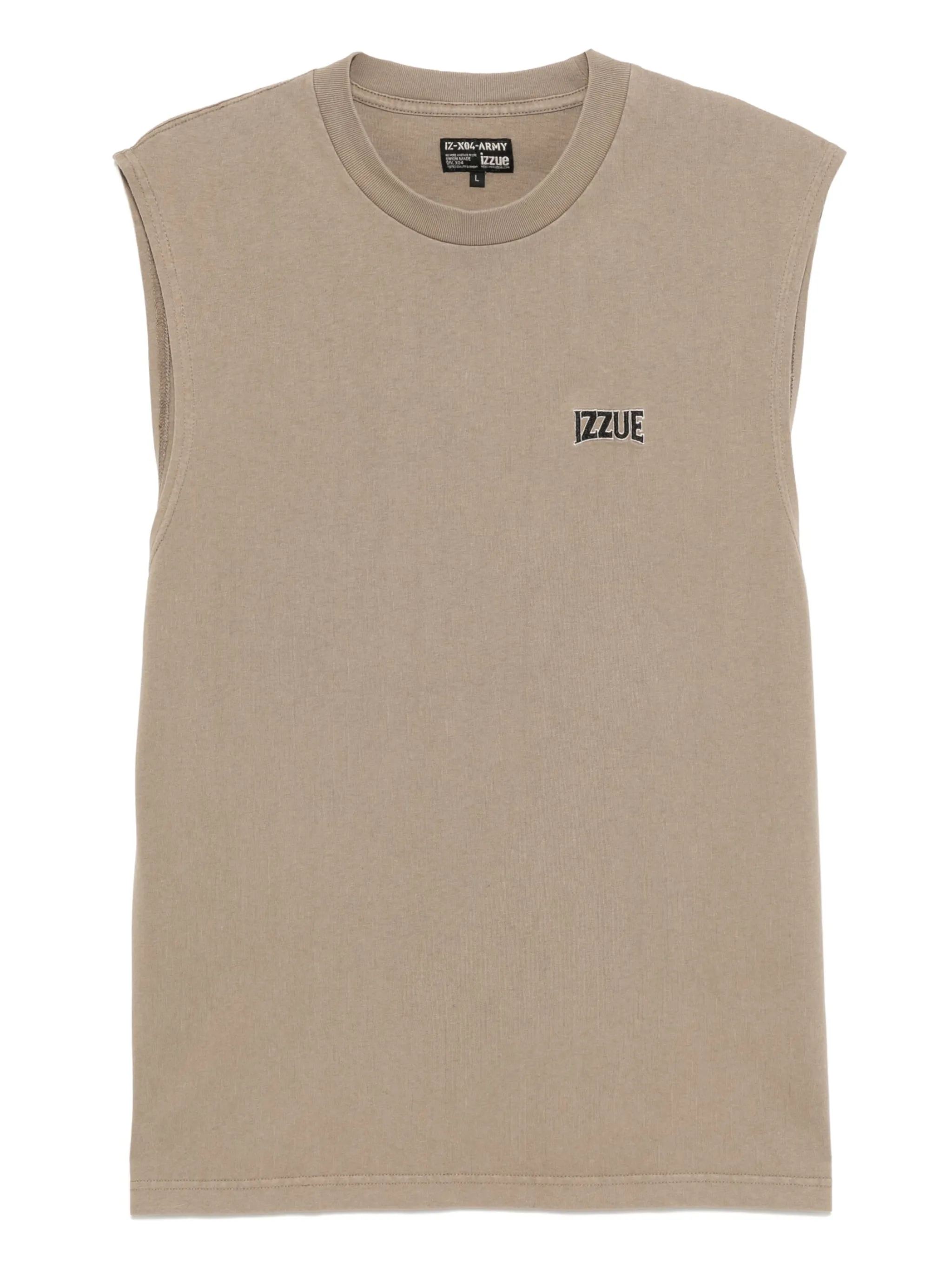 

Жилет с вышитым логотипом Izzue, нейтральный