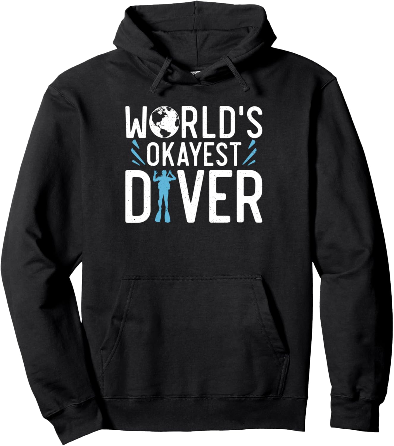 

Худи Diving World okayest Diver, черное Diver Gifts & Accessories