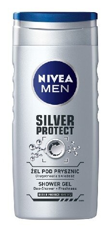 

Гель для душа, 250 мл Nivea, Men Silver Protect