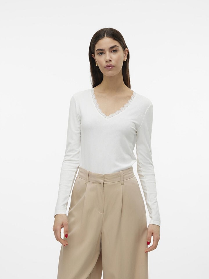 

Лонгслив Vero Moda, белый