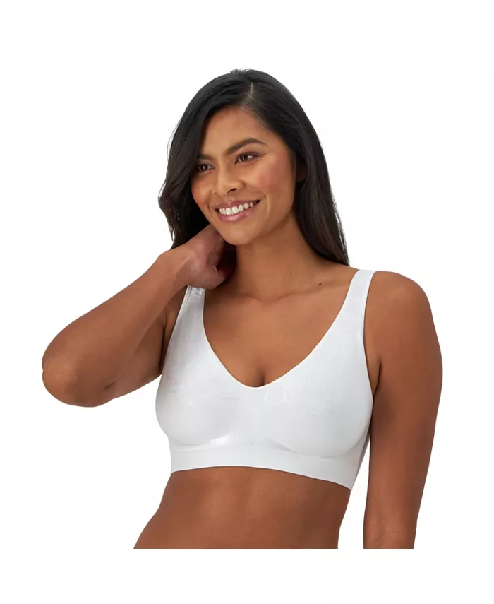 

Бюстгальтер Comfort Revolution ComfortFlex Fit бесшовный беспроводной двухслойный 3484 Bali, белый