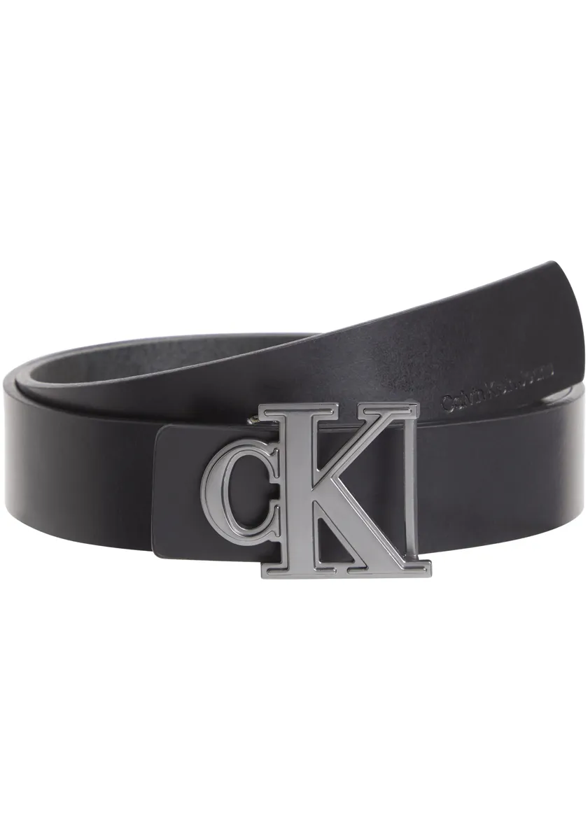 

Кожаный ремень Calvin Klein Jeans "GIFT PRONG HARNESS LTHR BELT35MM", черный