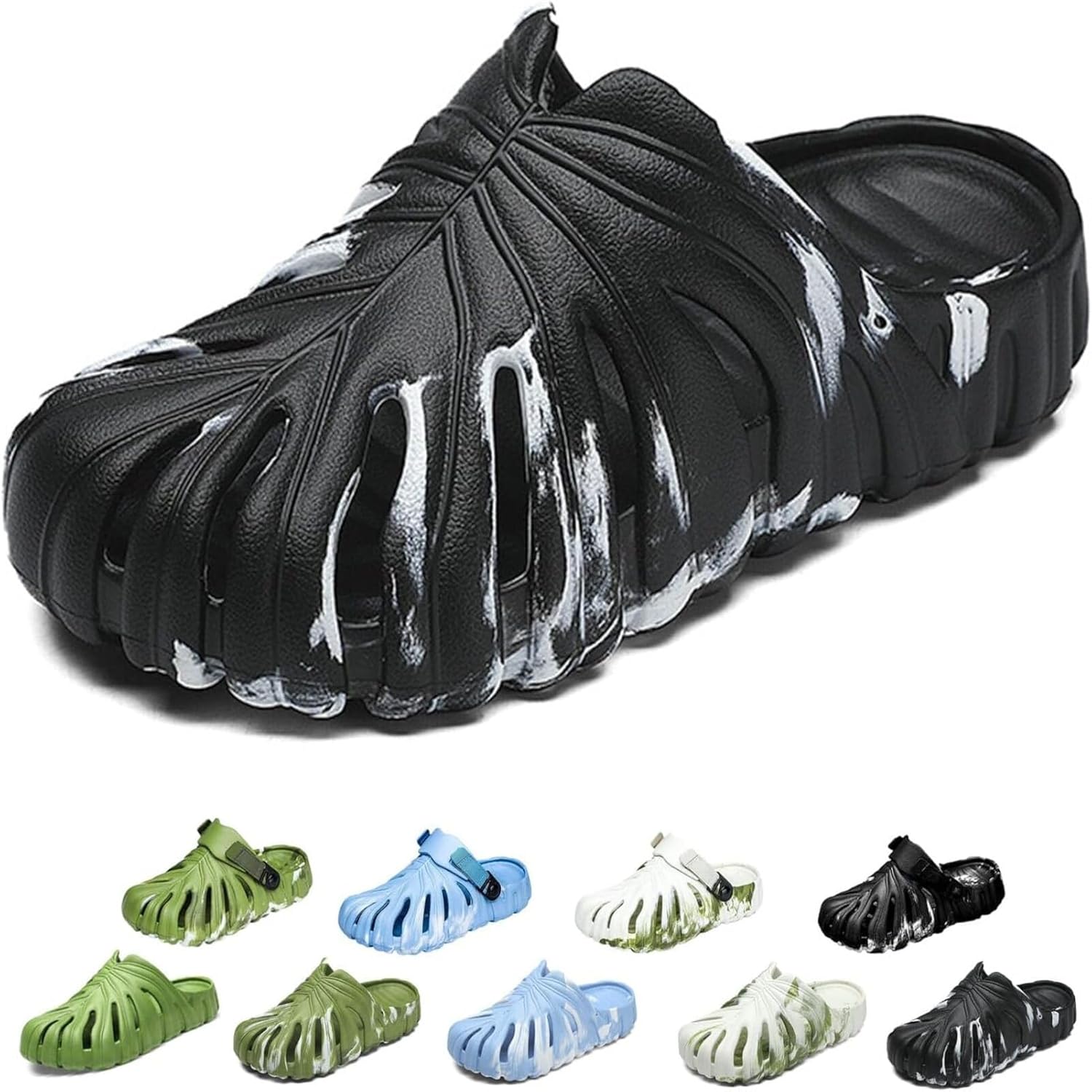 

Разноцветные тапочки с рисунком монстеры для женщин и мужчин, летние тапочки с узором из листьев монстеры, мягкие противоскользящие тапочки с растительным принтом Fraha