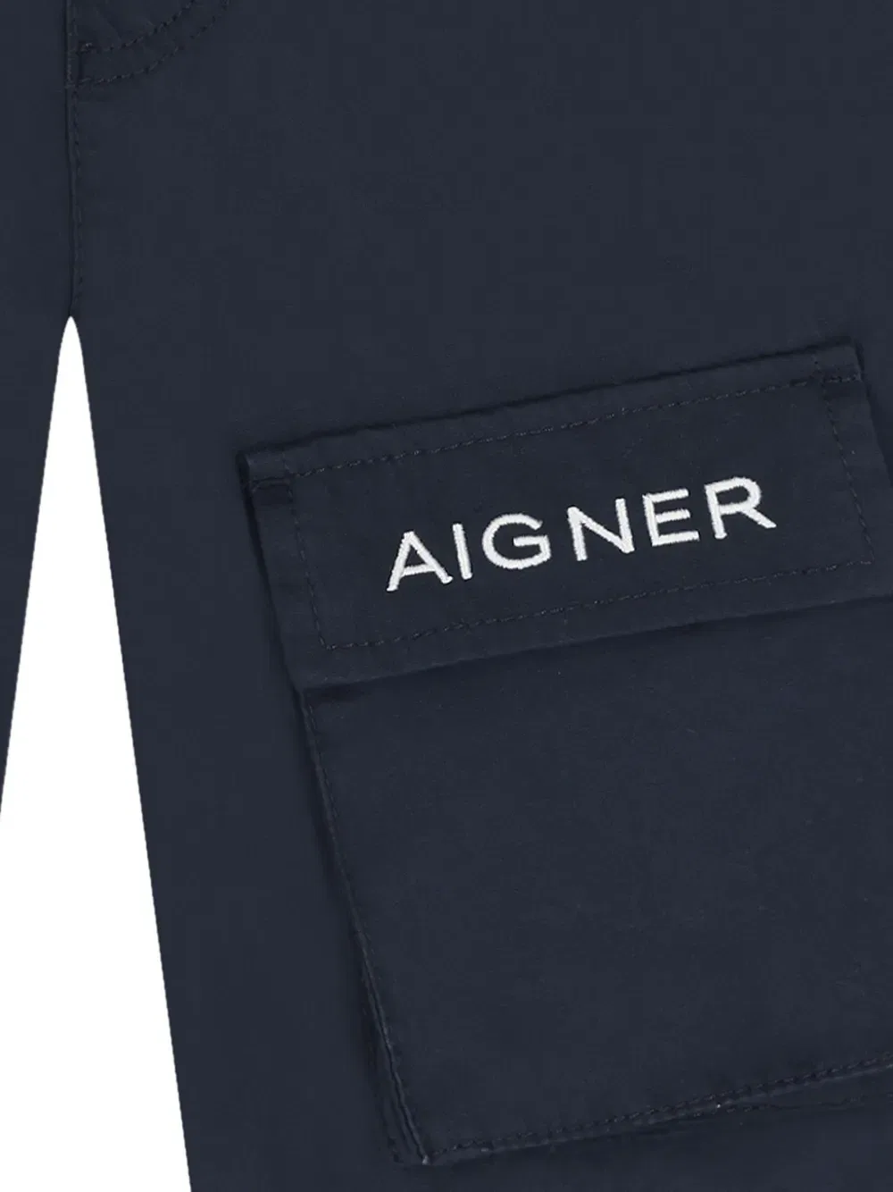 Шорты с карманами и завязками Aigner Kids, синий — фото 3