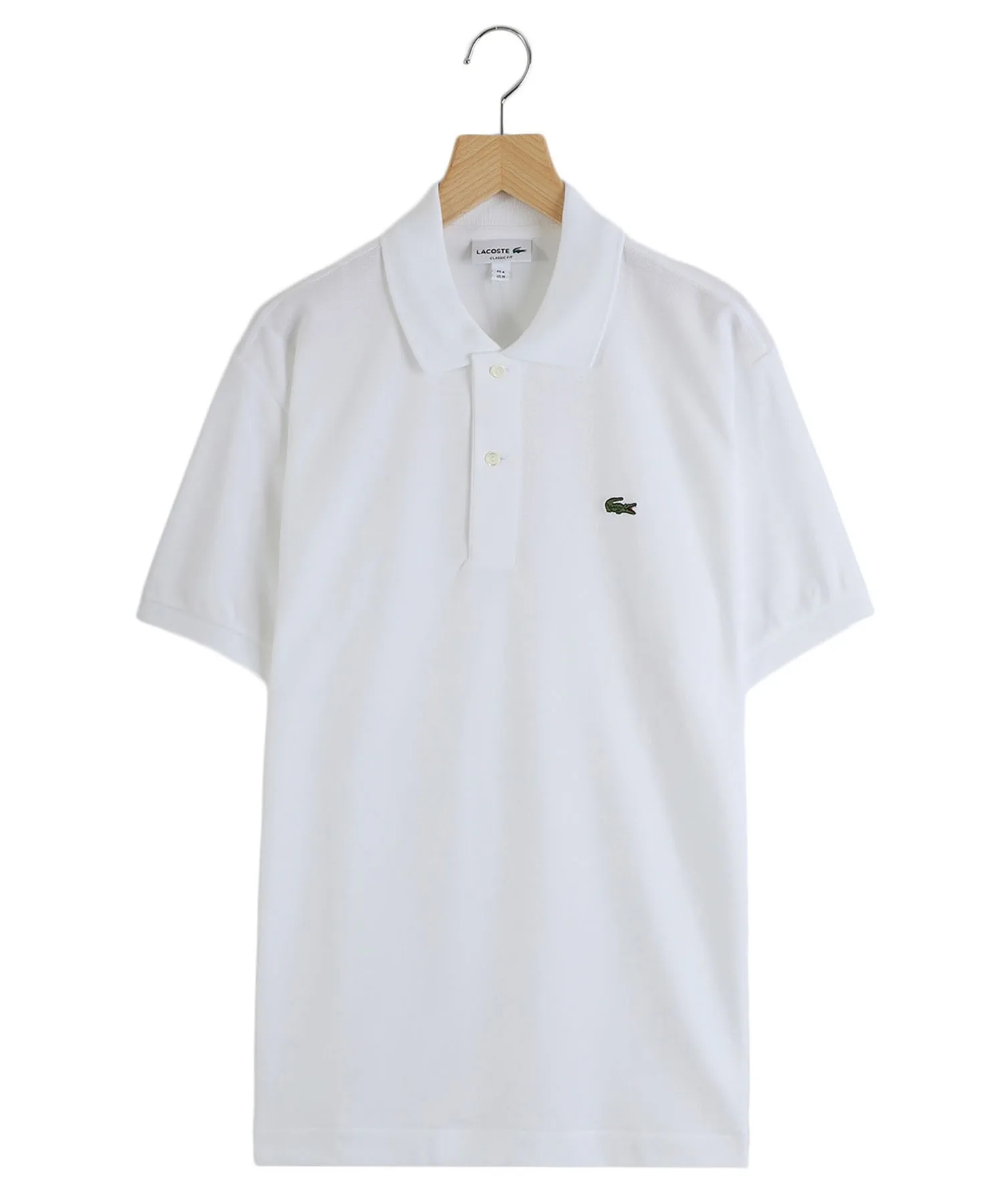 Футболка поло Lacoste L1212LJ, Классический крой, Белый