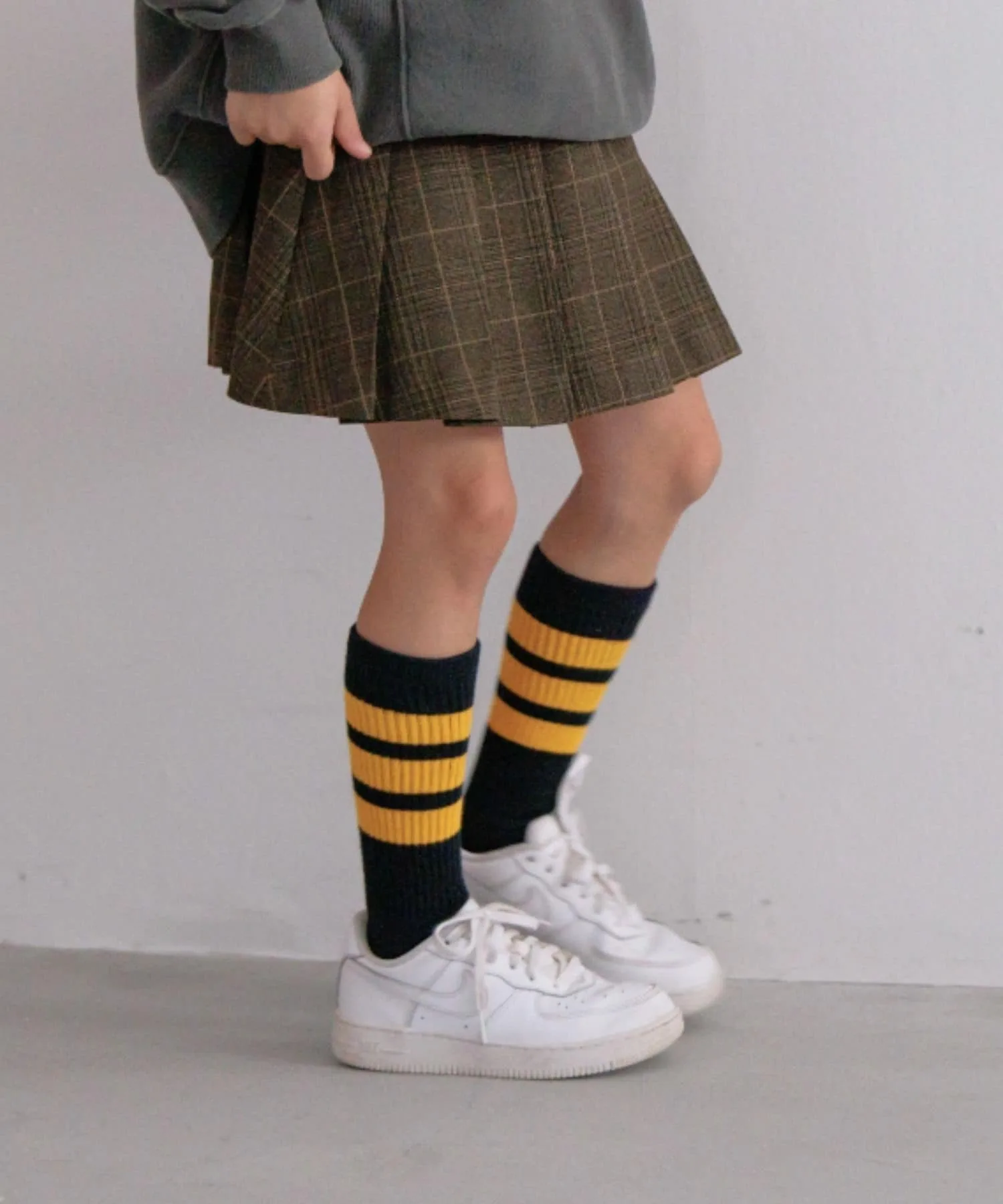 Высокие носки Futline Lowrys Farm, Navy x Yellow 65