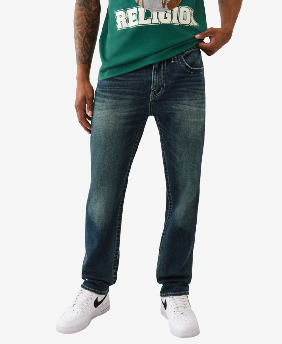 

Мужские джинсы Rocco Skinny без откидных карманов True Religion, Gotham Grind Dark Wash