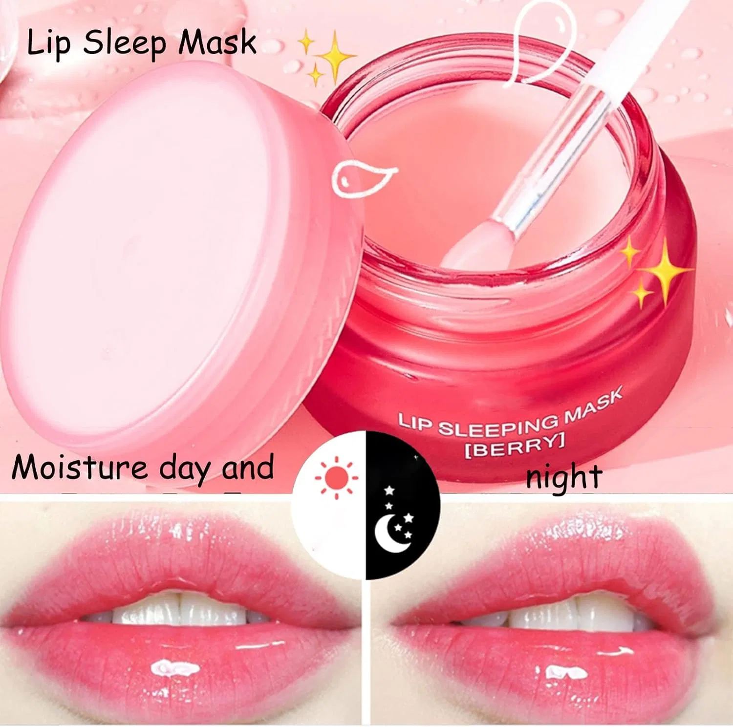 Ночная маска для губ с экстрактом клубники Clisole, 1Pcs — фото 2