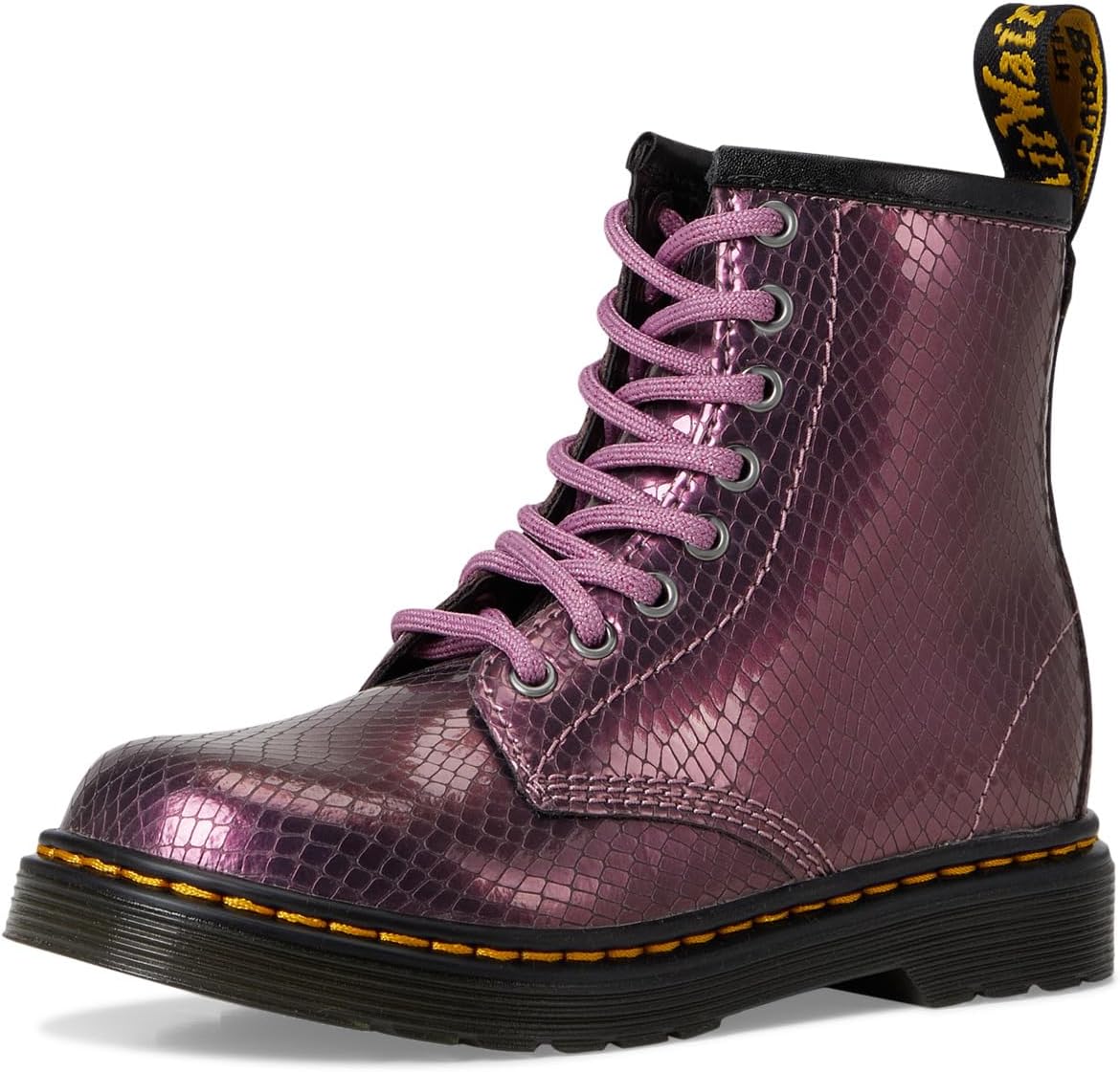 Ботинки Dr. Martens 1460 Softy T унисекс для детей, розовый — фото 2