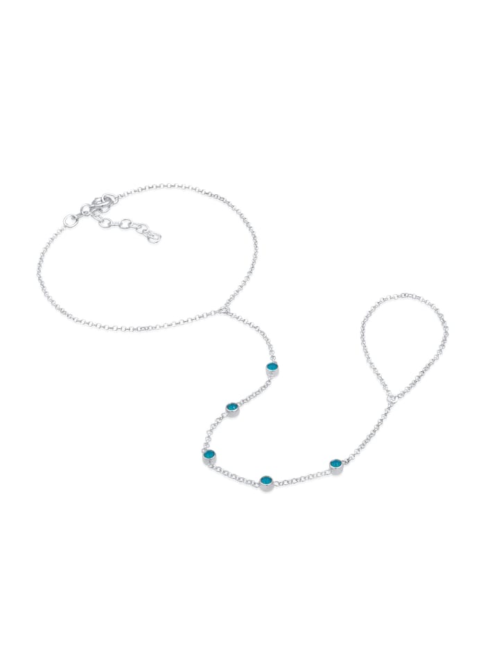 

Elli Браслет из серебра 925 пробы синего цвета