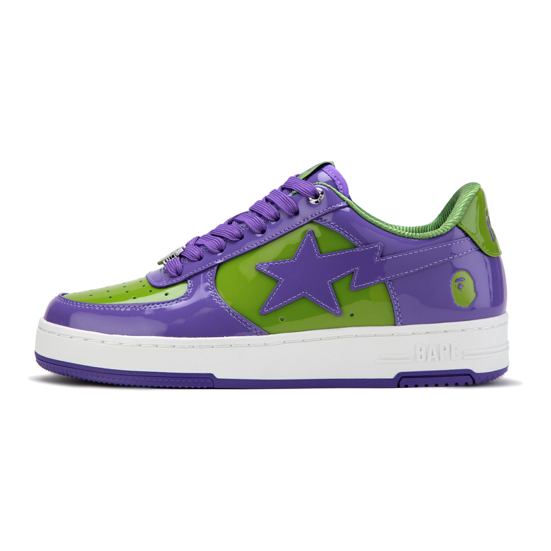 

A BATHING APE Мужские скейтерские кеды лоу-топ фиолетовые PPX, цвет Purple PPX